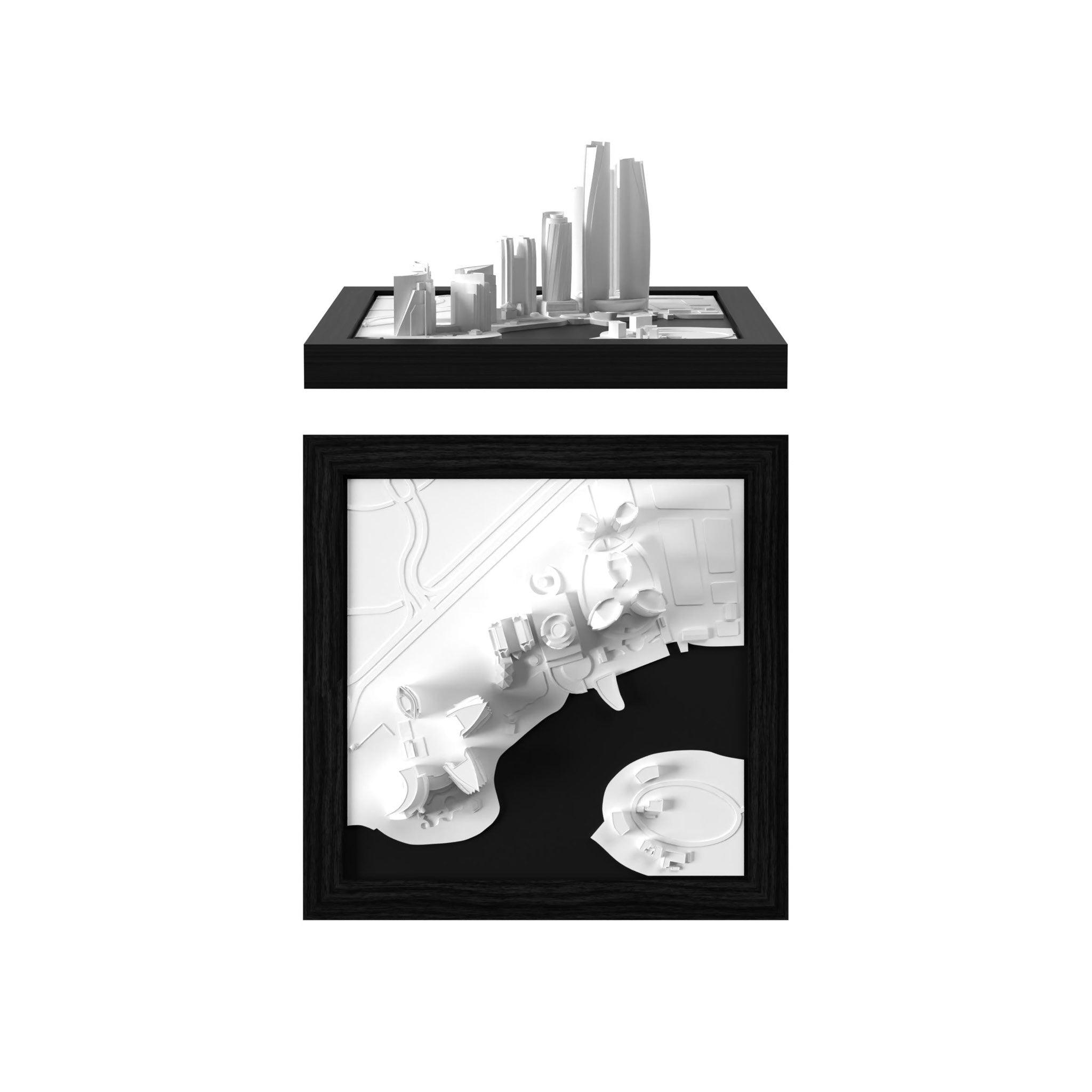 Abu Dhabi 3D City Model Cube, Middle East - CITYFRAMES