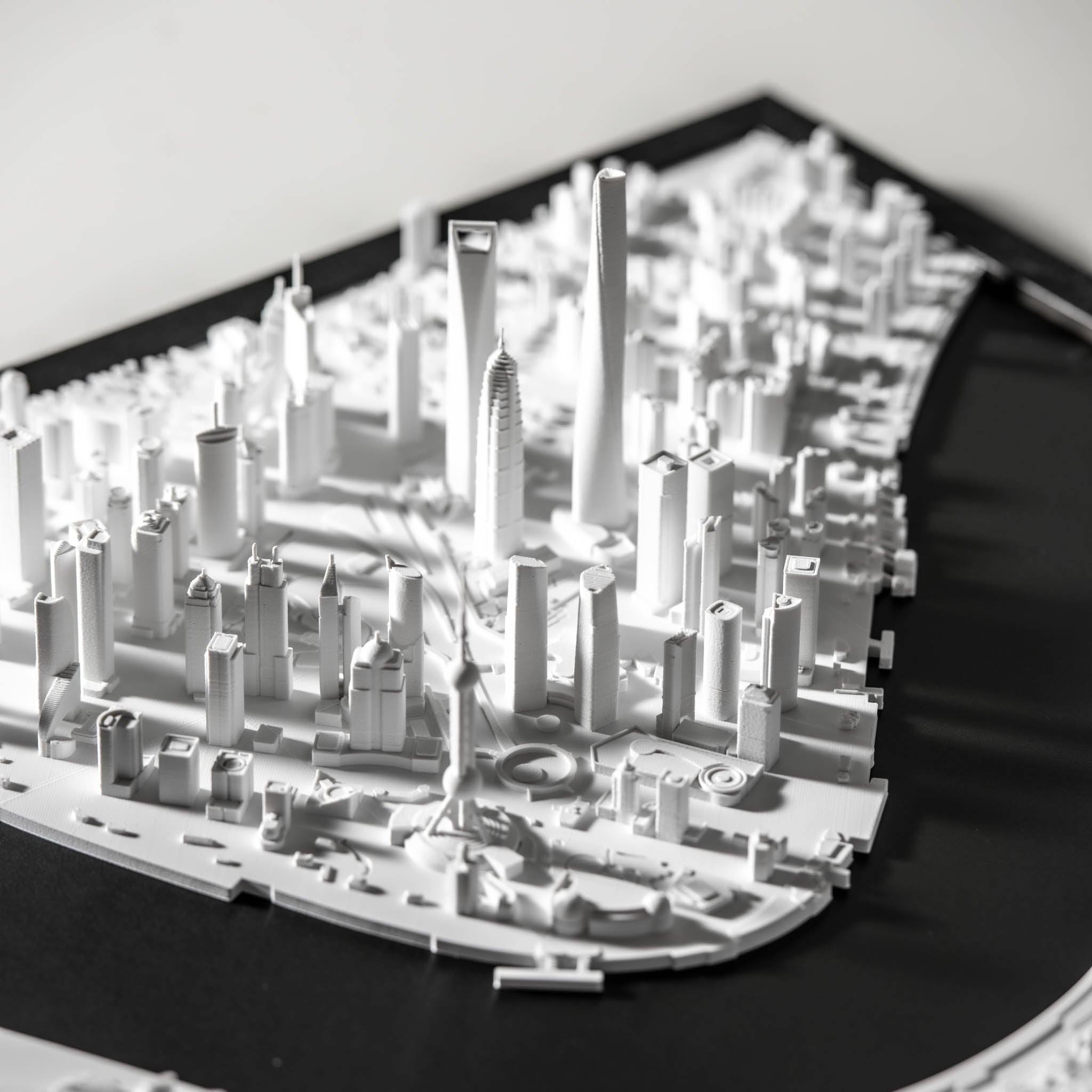 Shanghai Frame 3D City Model Asia, Frame - CITYFRAMES