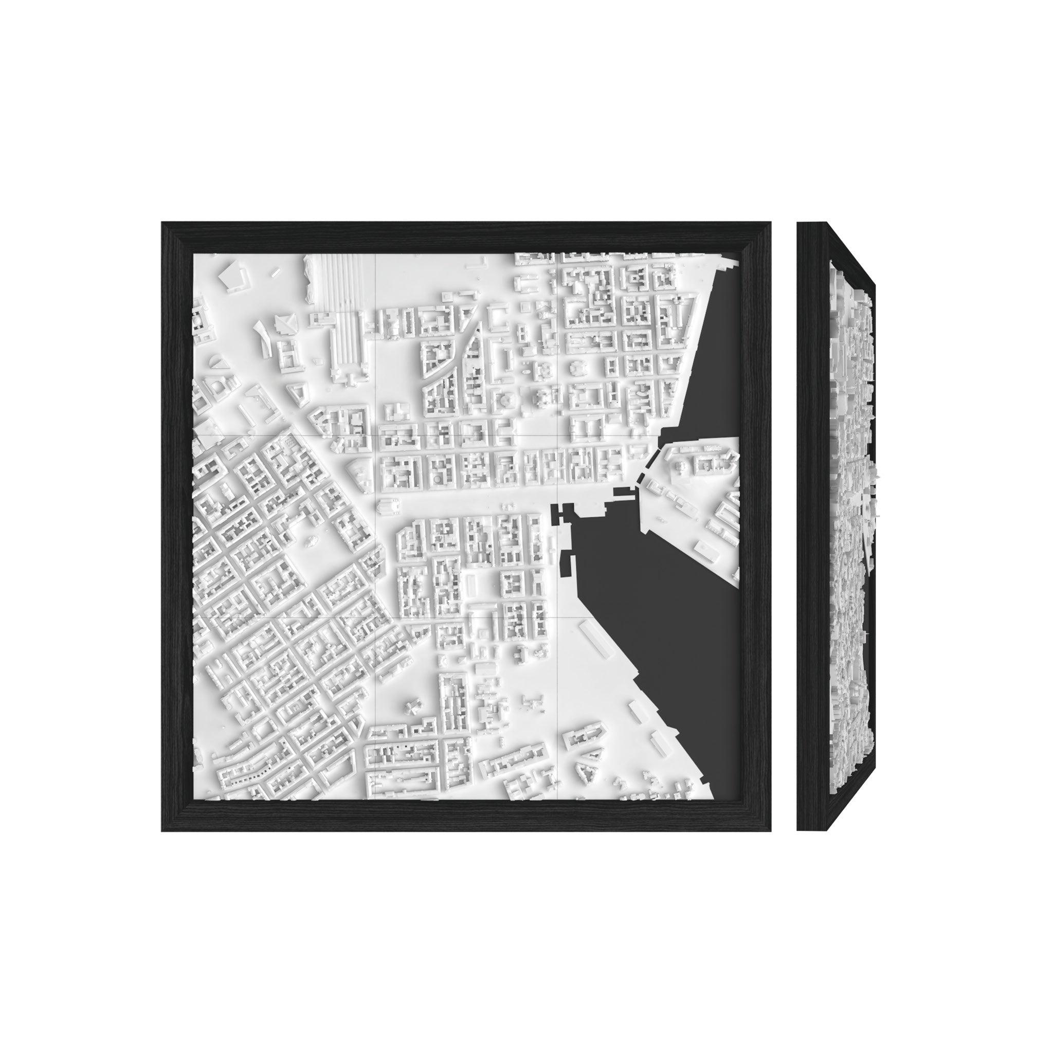 Helsinki Frame 3D City Model Europe, Frame - CITYFRAMES