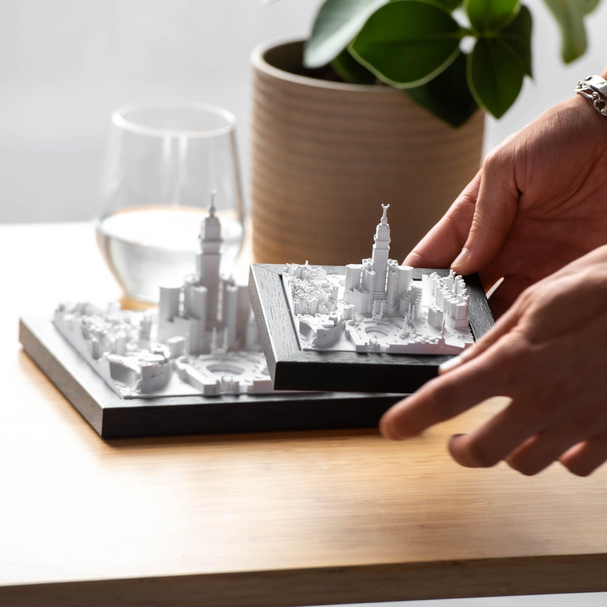 Mecca 3D City Model Cube, Middle East - CITYFRAMES