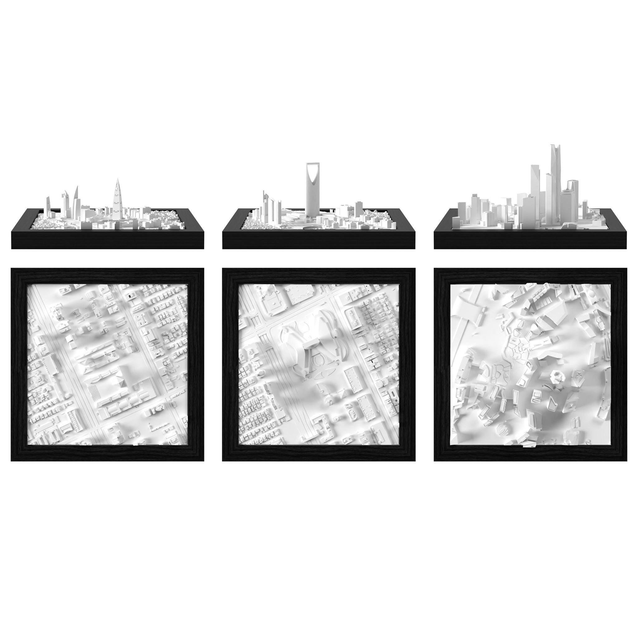Riyadh Trio 3D City Model Trio - CITYFRAMES