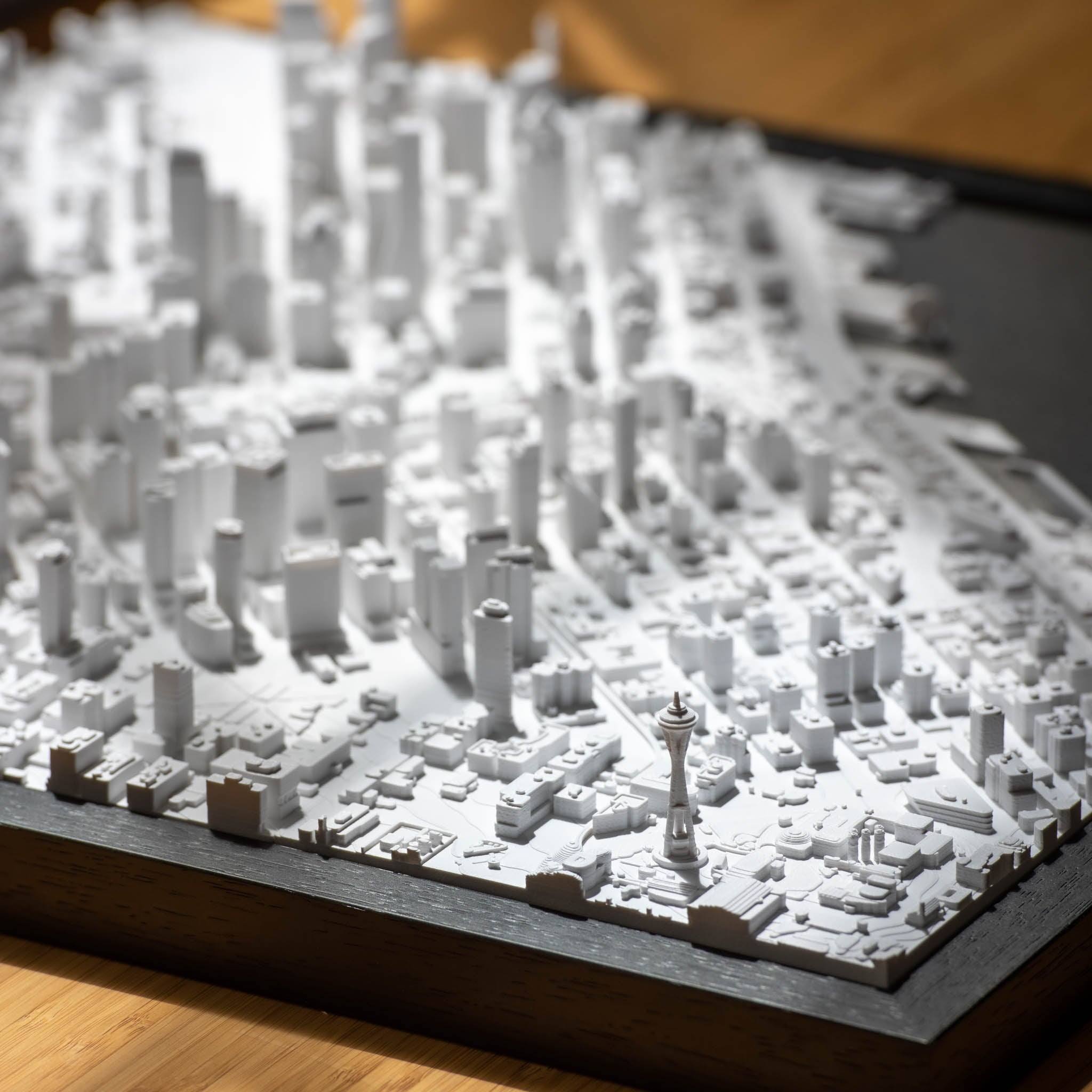 Seattle Frame 3D City Model America, Frame - CITYFRAMES