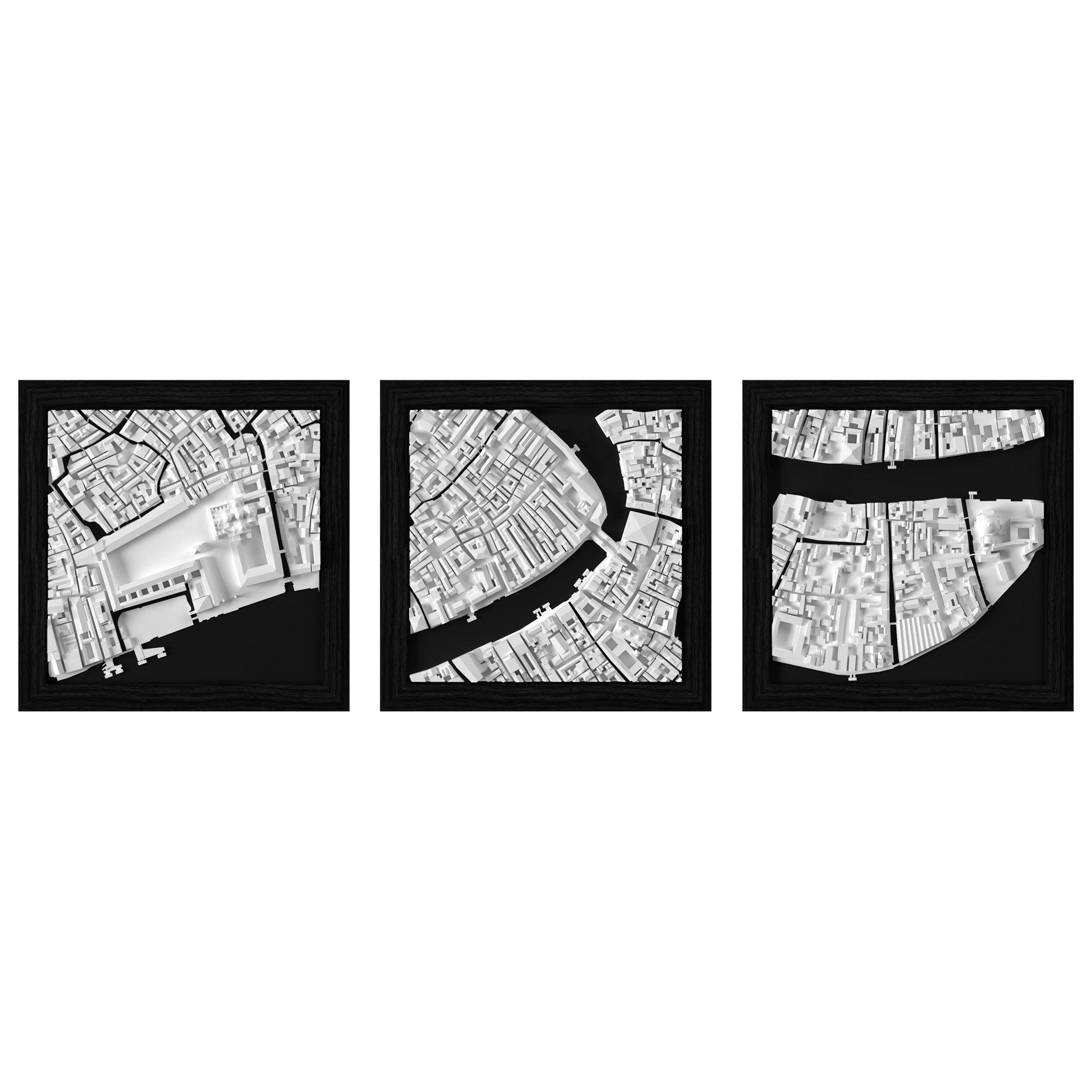 Venice Trio 3D City Model Europe, Trio - CITYFRAMES